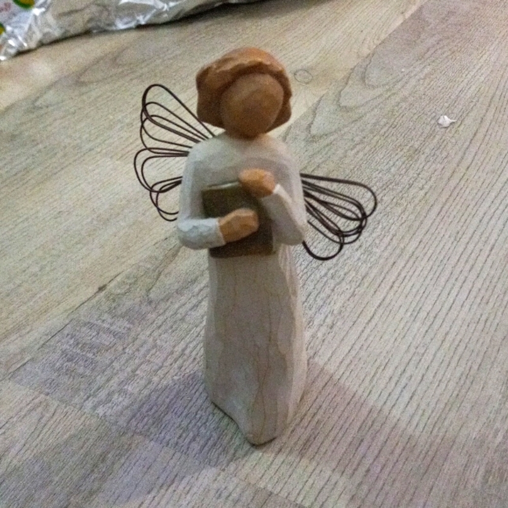 VINTAGE (1999) WILLOW TREE -- ANGEL OF LEARNING